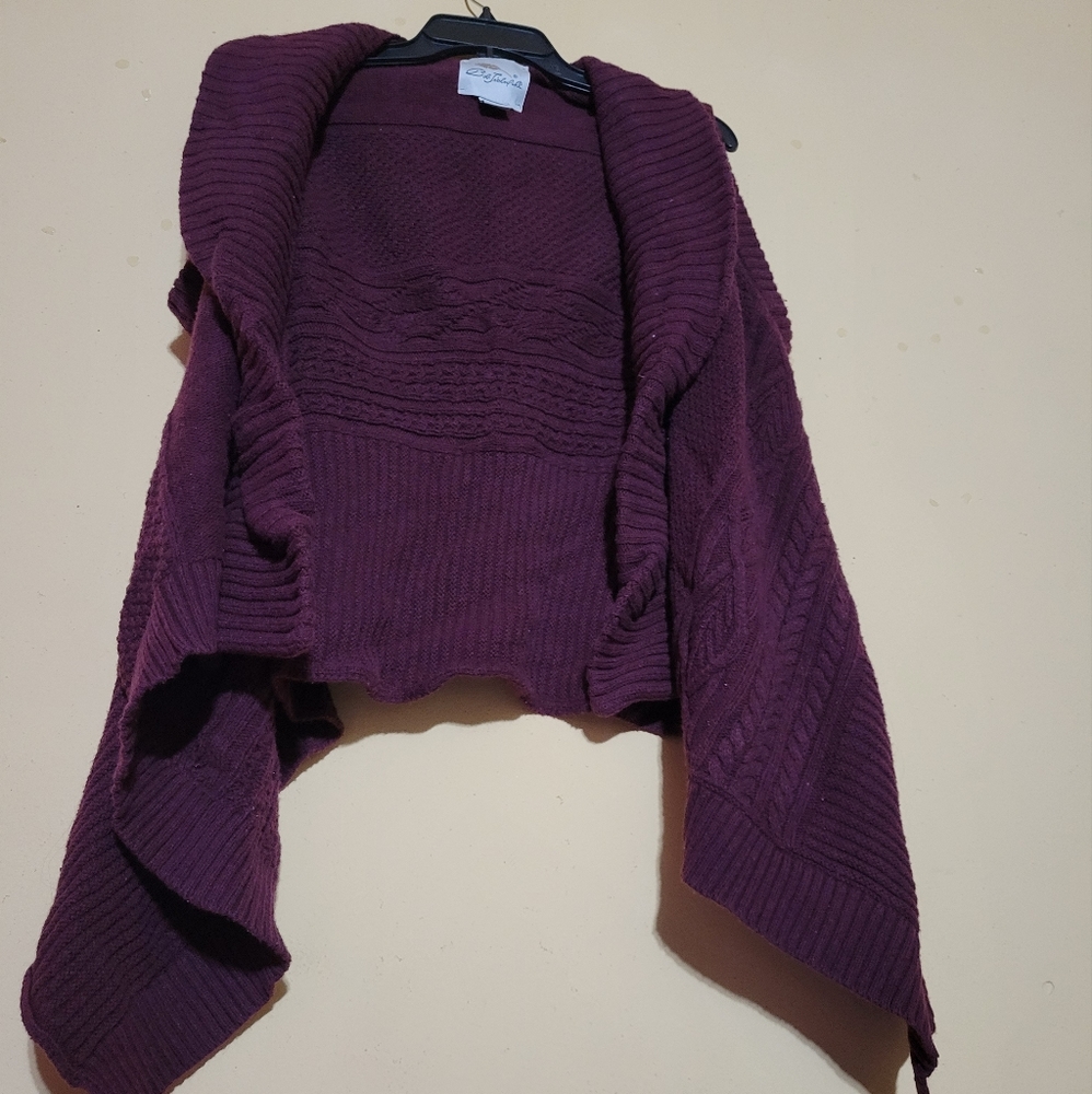 Bob Timberlake sleeveless cardigan sweater size L